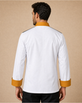 Jaleca Gold homem - costas com modelo