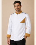 Jaleca Gold homem - frente com modelo
